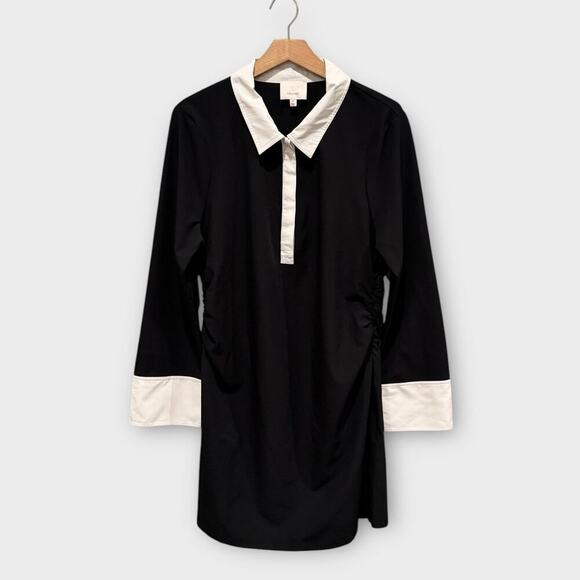 Cinq à Sept Elowen Long Sleeve Shirtdress Size 16 - Picture 3 of 9